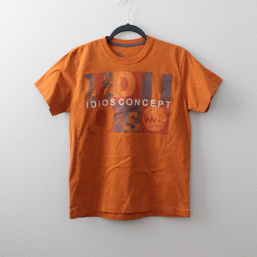 🆕 Idios Orange T-Shirt Printed